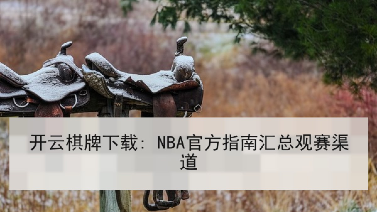 开云棋牌下载: NBA官方指南汇总观赛渠道 开云棋牌下载: NBA官方指南汇总观赛渠道